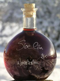 Sloe Gin in a 500ml Strauss bottle