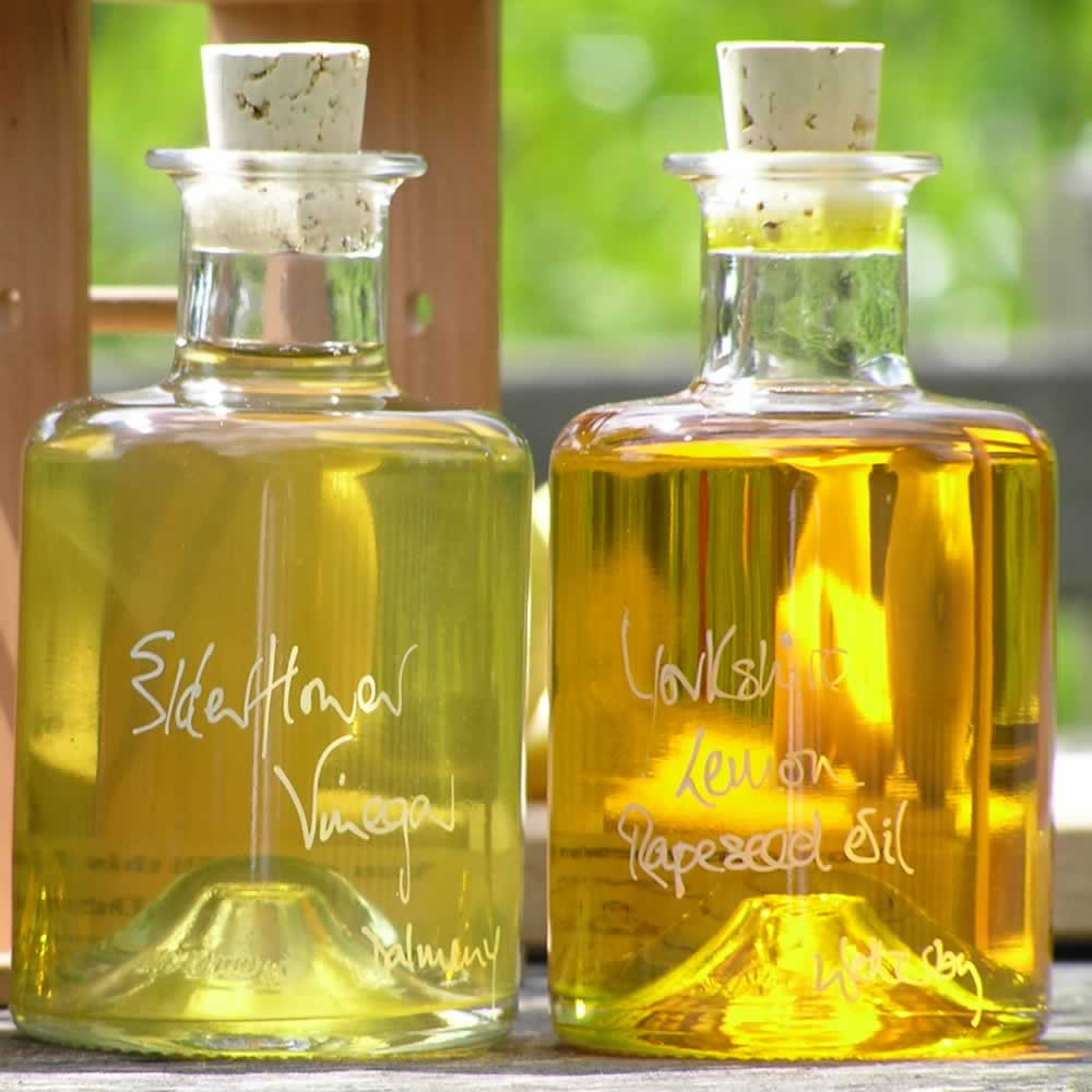 Elderflower Vinegar and Lemon Oil Dressing Set