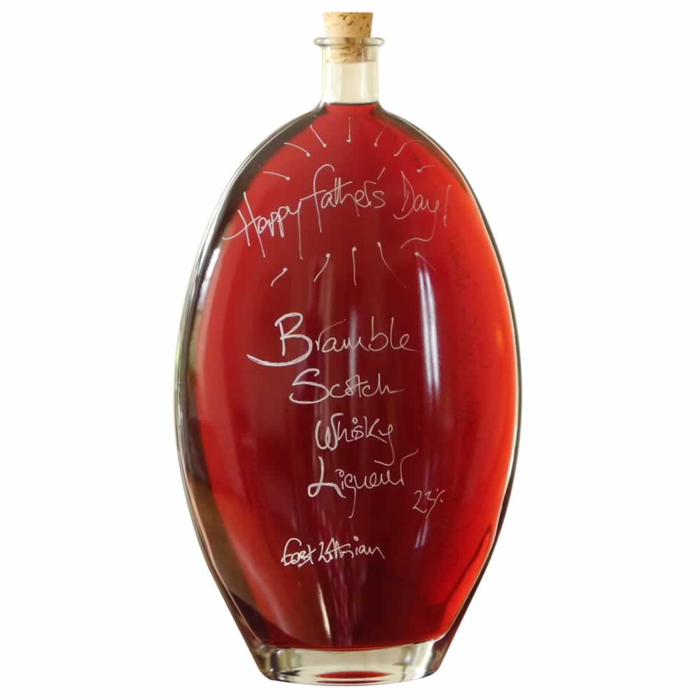 Big Daddy! Our 3 litre Salmo bottle filled with Bramble Scotch Whisky Liqueur 23%