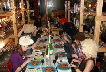 The Demijohn Team celebrates Burns Night in Glasgow in Jan 2011