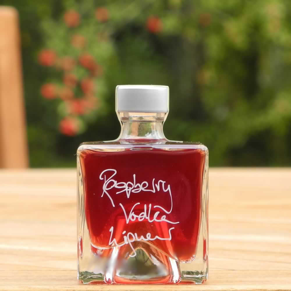 Raspberry Vodka Liqueur 17% (100ml Mystic bottle)