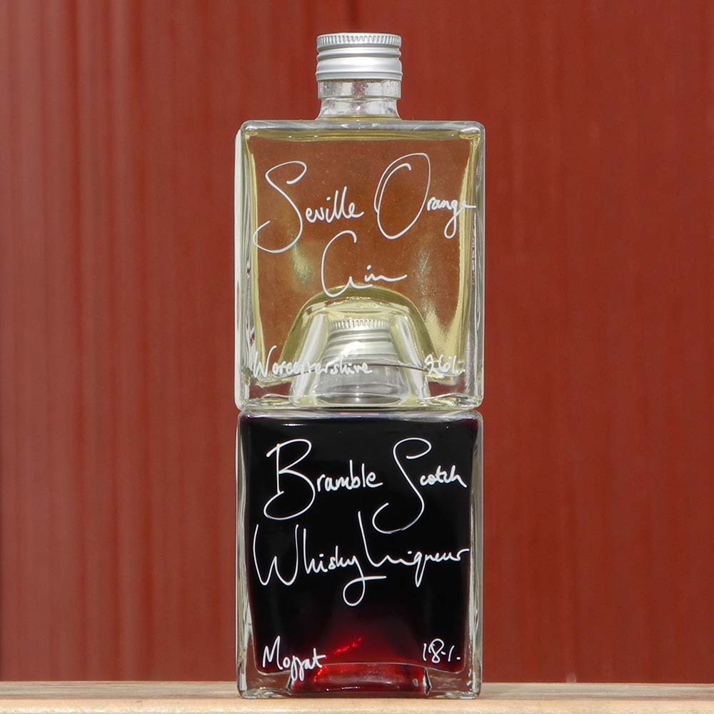 Bramble Scotch Whisky and Seville Orange Gin Stacking Gift Set (2 x 500ml bottles)
