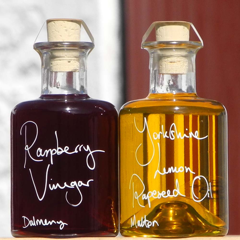 Raspberry Vinegar and Lemon Oil Pair