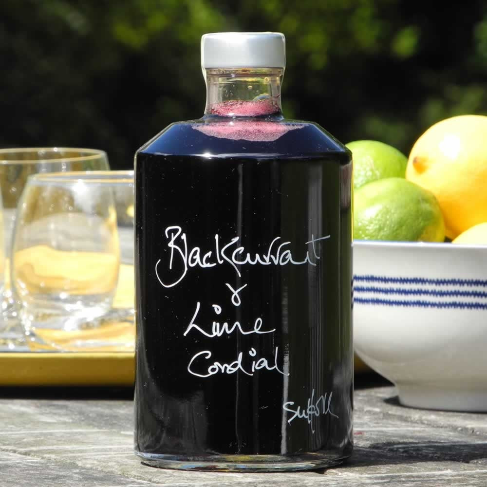 Handmade Blackcurrant & Lime Cordial