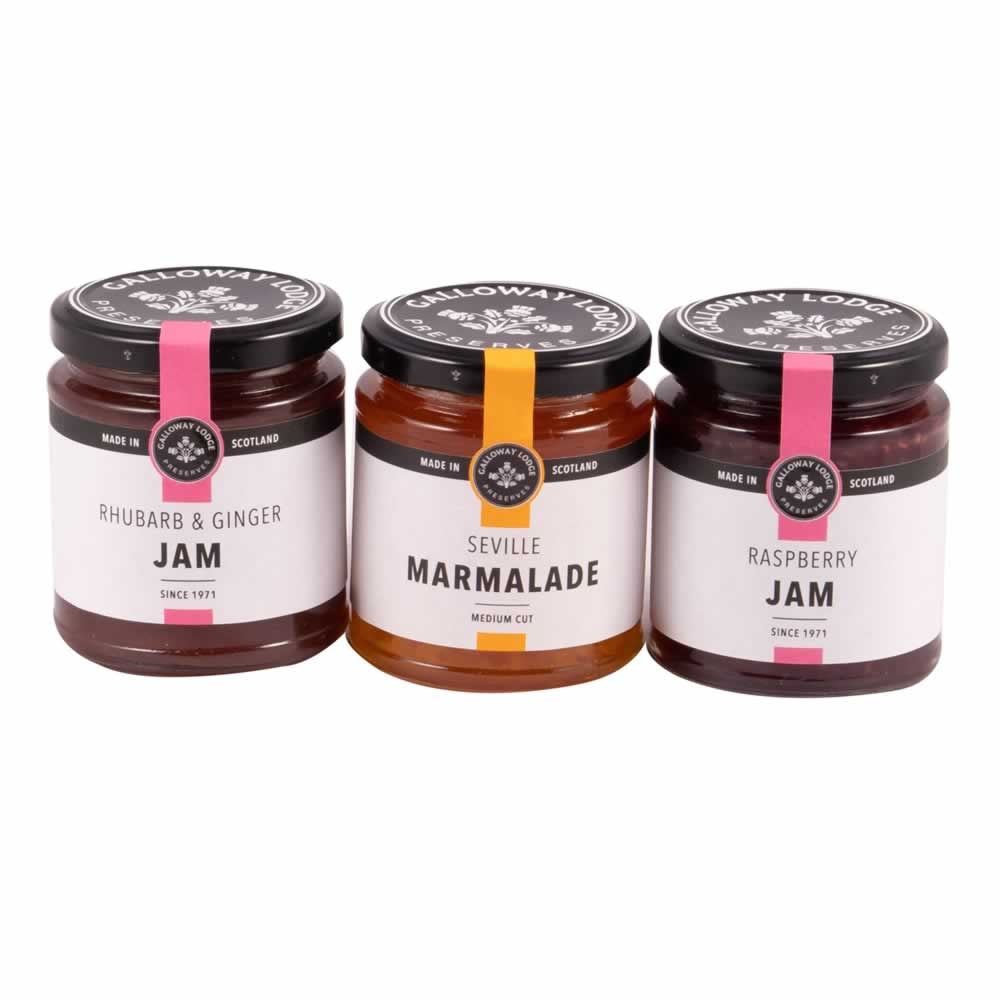 Set of 3 Scottish Jams and Marmalades