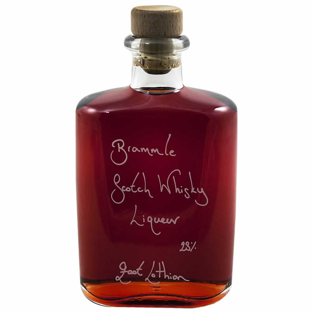 Hipflask of Bramble Scotch Whisky Liqueur 23%