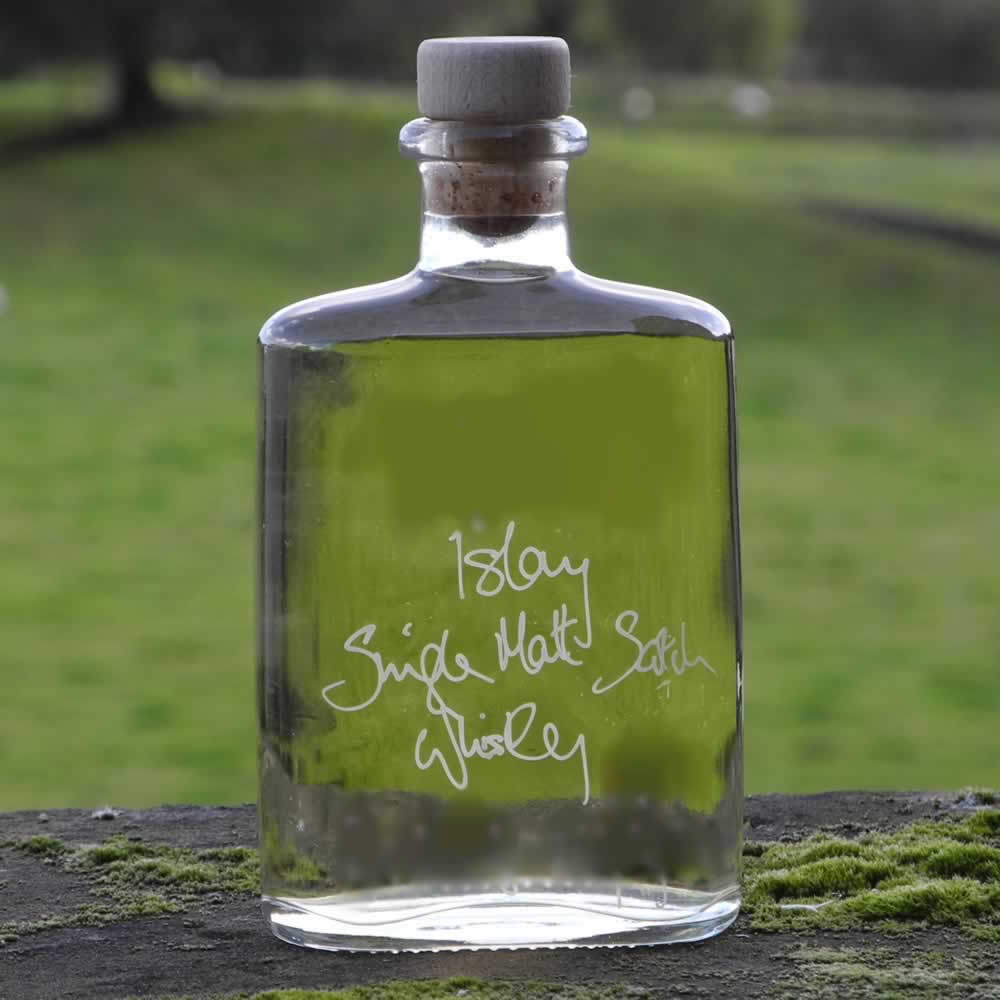 Hipflask of Islay Single Malt Scotch Whisky