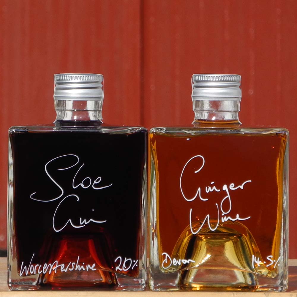 Sloe Gin and Ginger Wine Stacking Gift Set