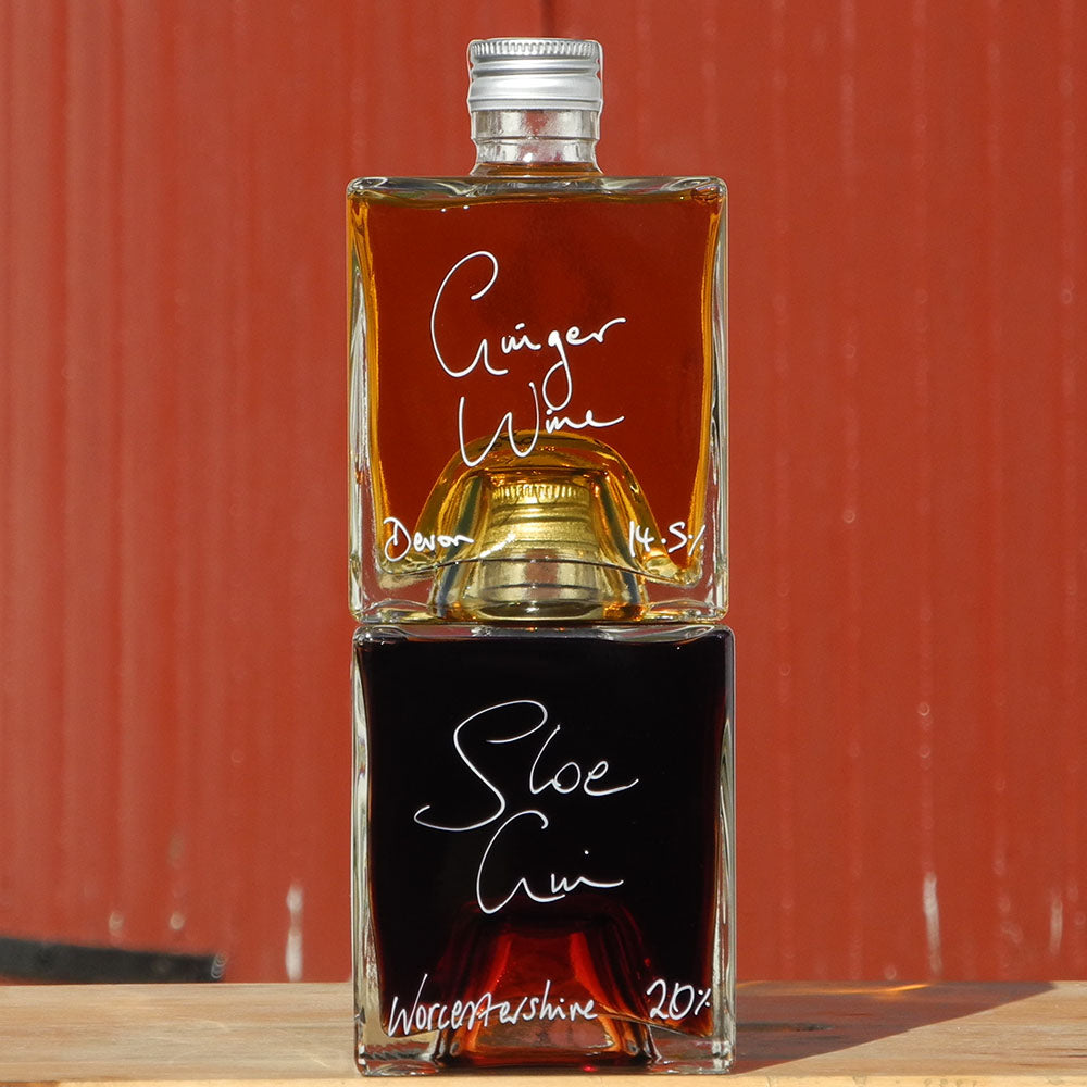 Sloe Gin and Ginger Wine Stacking Gift Set