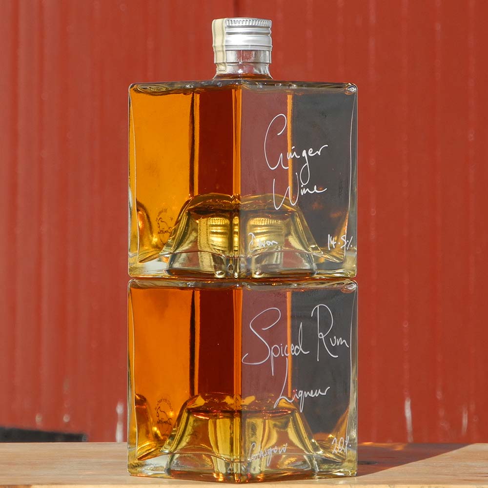 Spiced Rum Liqueur and Ginger Wine Stacking Gift Set