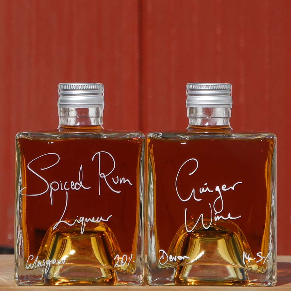Spiced Rum Liqueur and Ginger Wine Stacking Gift Set