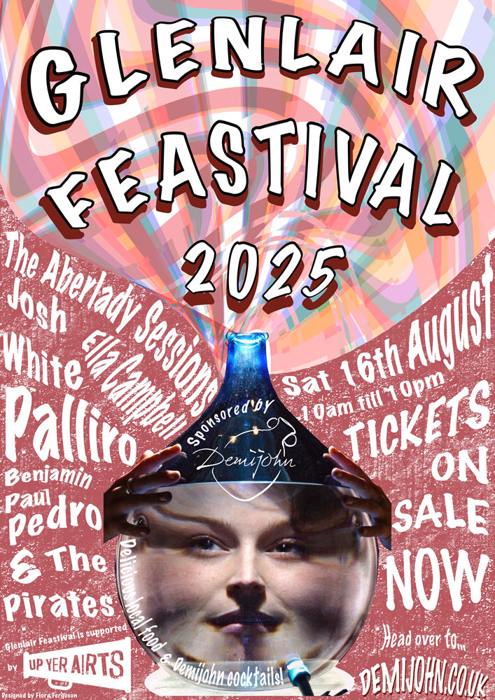 Glenlair Feastival music, food and drink festival poster