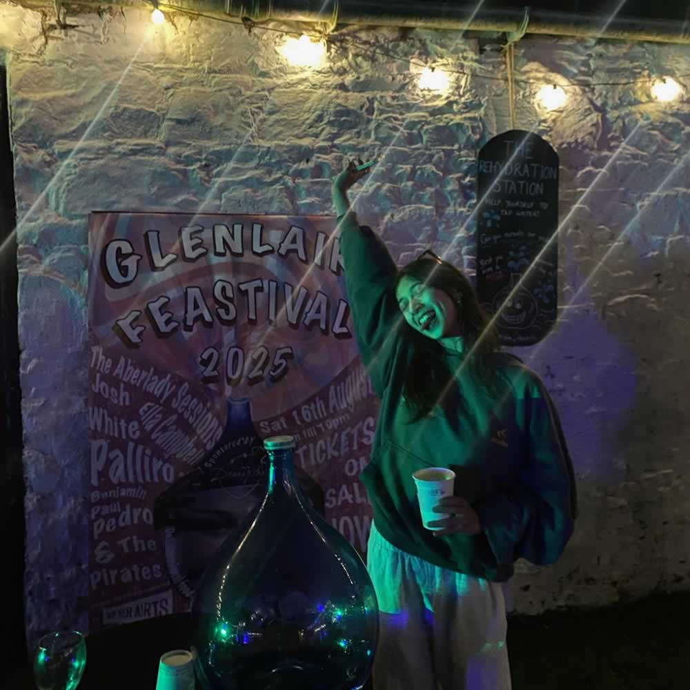 Memories of Glenlair Feastival 2025, an exclusive music festival with food and drink. Dancing into the night!