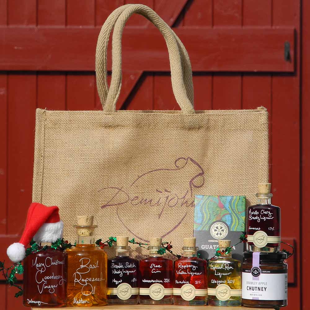Demijohn Christmas Goody Bag