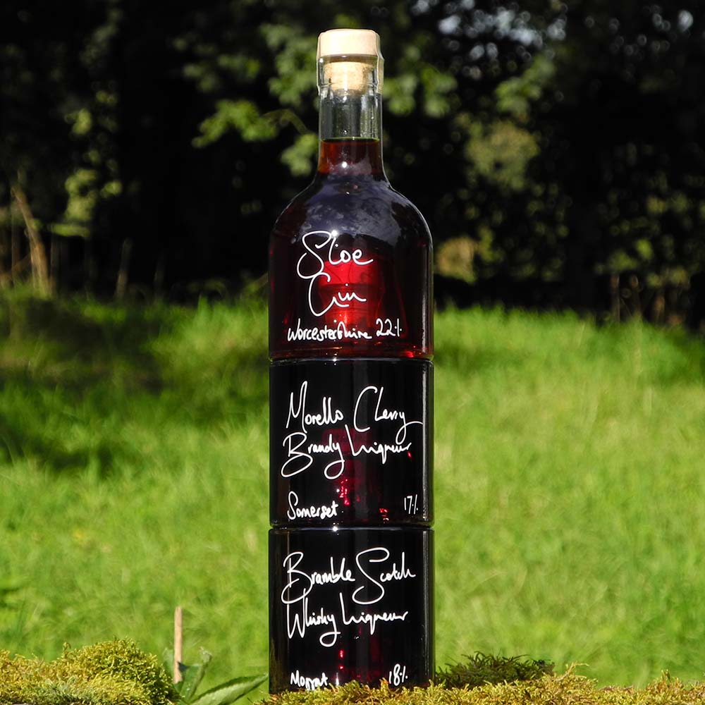 The Christmas Stacker, a beautiful stacking Christmas gift idea with 3 fruity liqueurs