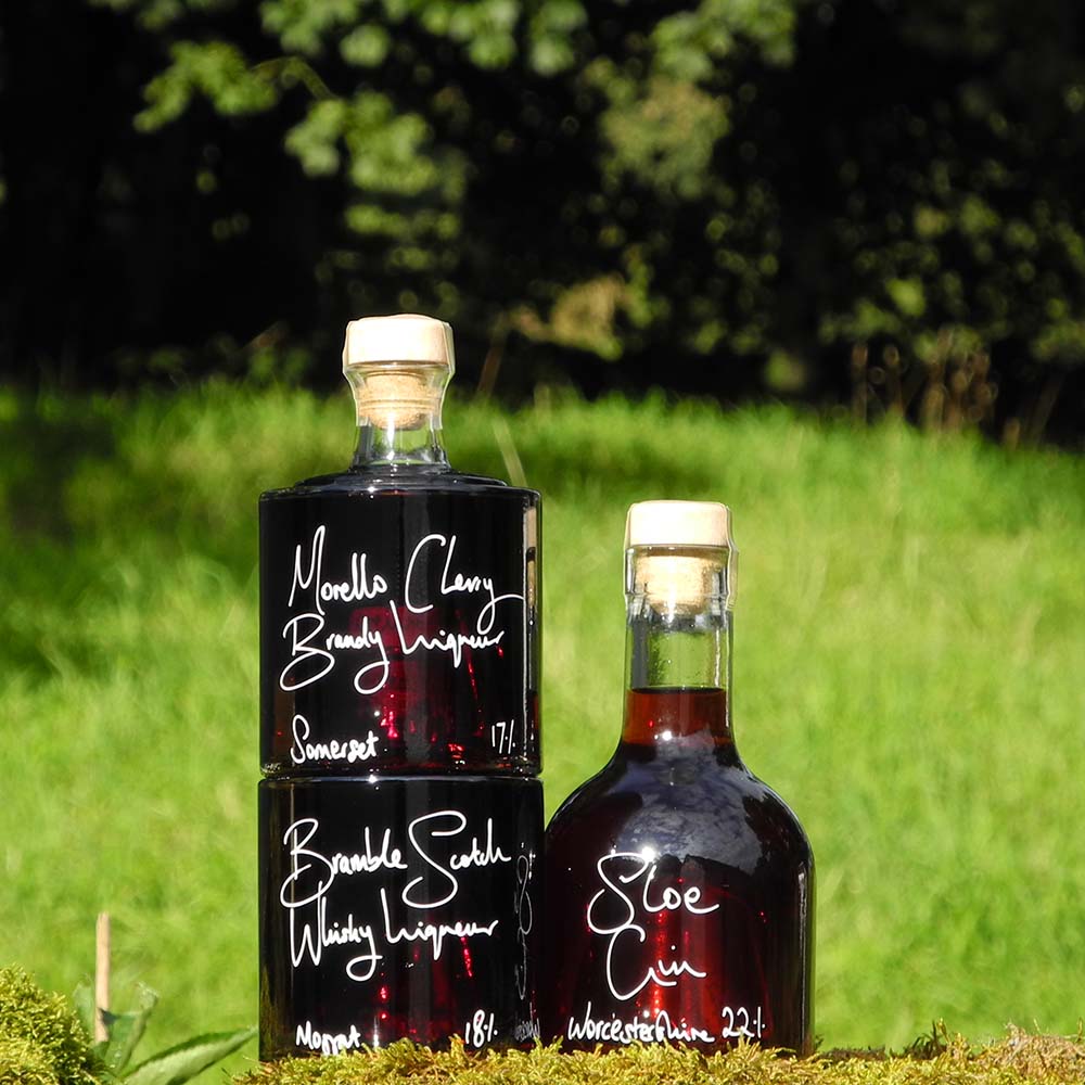 The Christmas Stacker, a beautiful stacking Christmas gift idea with 3 fruity liqueurs