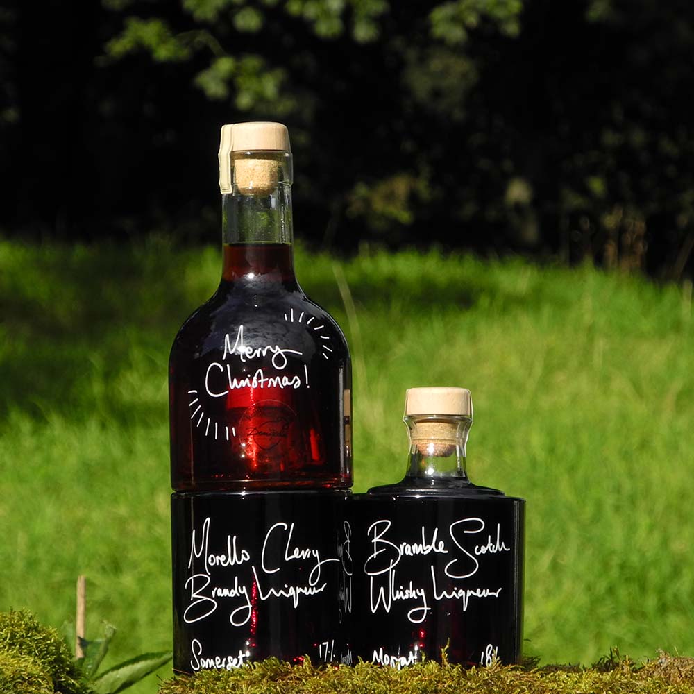 The Christmas Stacker, a beautiful stacking Christmas gift idea with 3 fruity liqueurs