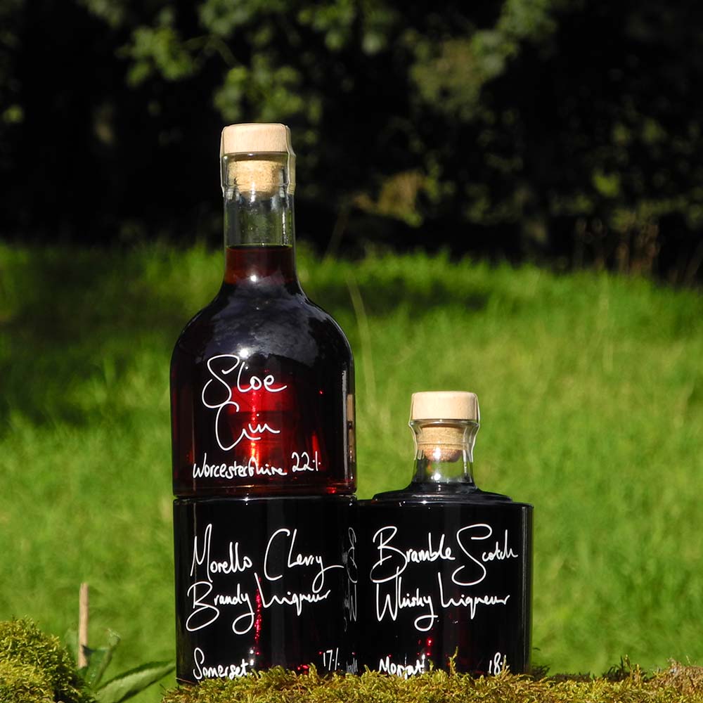 The Christmas Stacker, a beautiful stacking Christmas gift idea with 3 fruity liqueurs