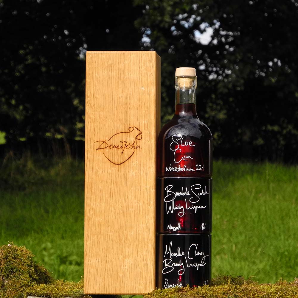 The Christmas Stacker with a beautiful handmade Oak wood gift box making a unique Christmas gift