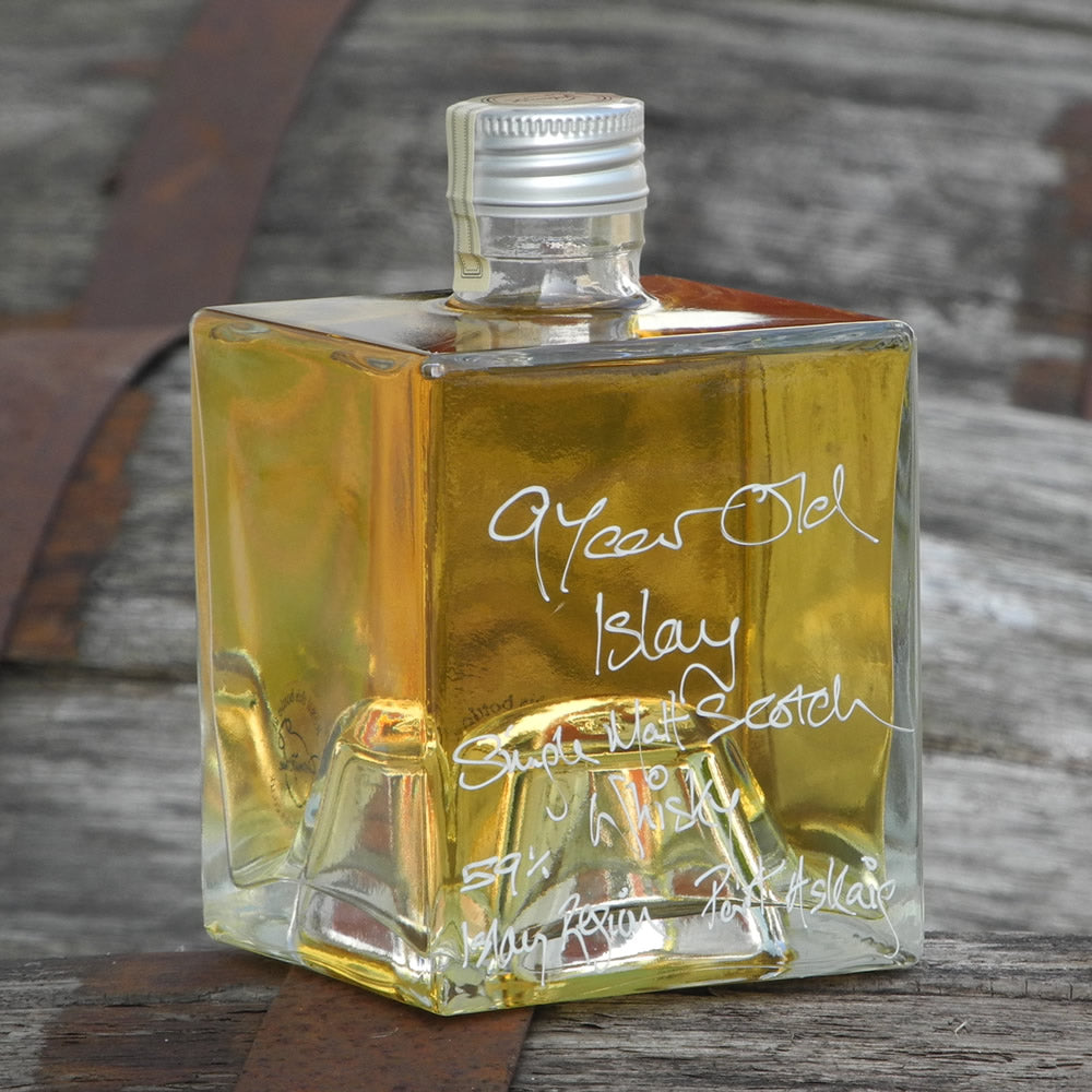 Cube of 9 Year Old Islay Single Malt Scotch Whisky (500ml)
