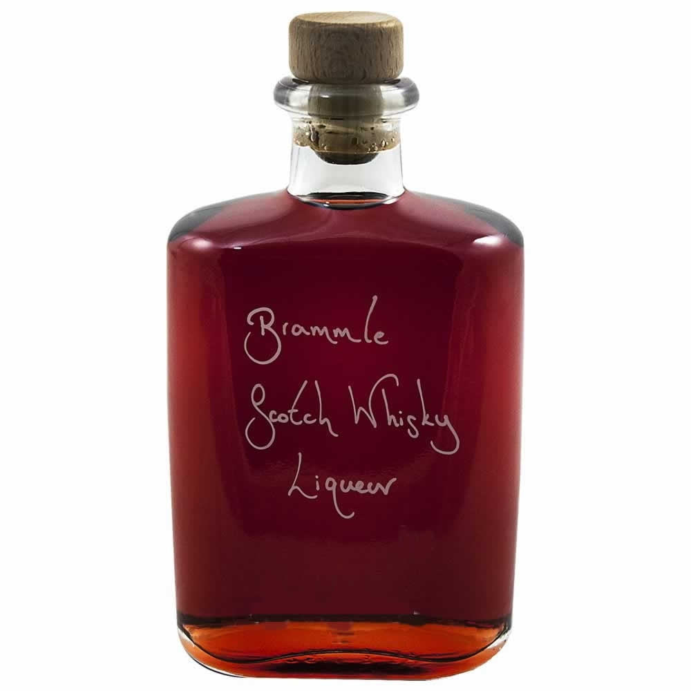 Hipflask of Bramble Scotch Whisky Liqueur