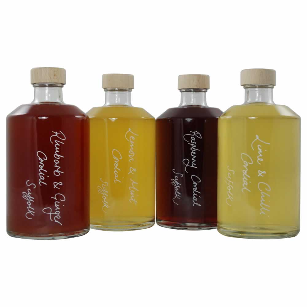 Handmade Cordial Selection (4 x 500ml flavours)