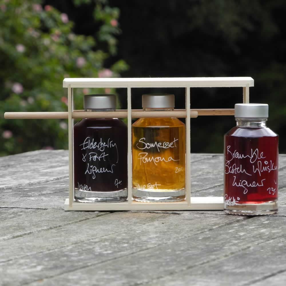 Chiara 100ml Bottle Rack (Poplar)