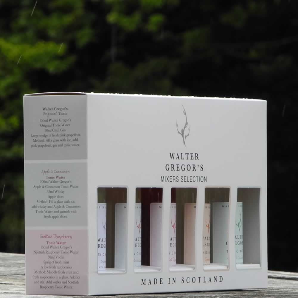 Walter Gregor's Tonic Water Mixers Selection (5 Bottle Pack)