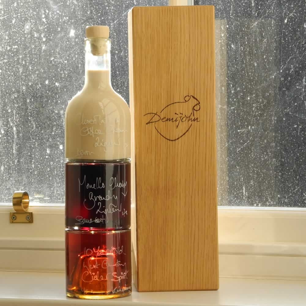 The Brandy Tower (with Oak Gift Box) – Demijohn - The Liquid Deli