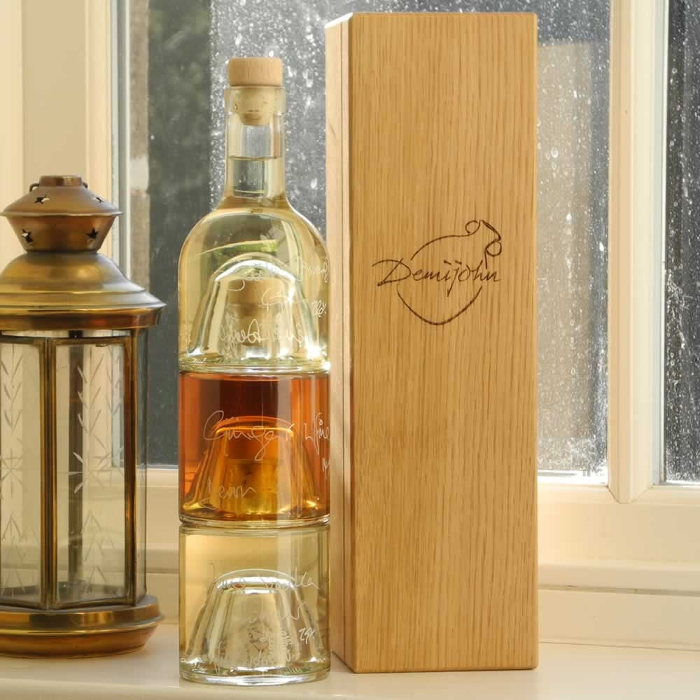 Citrus Sundowner Cocktail Set with Oak gift box