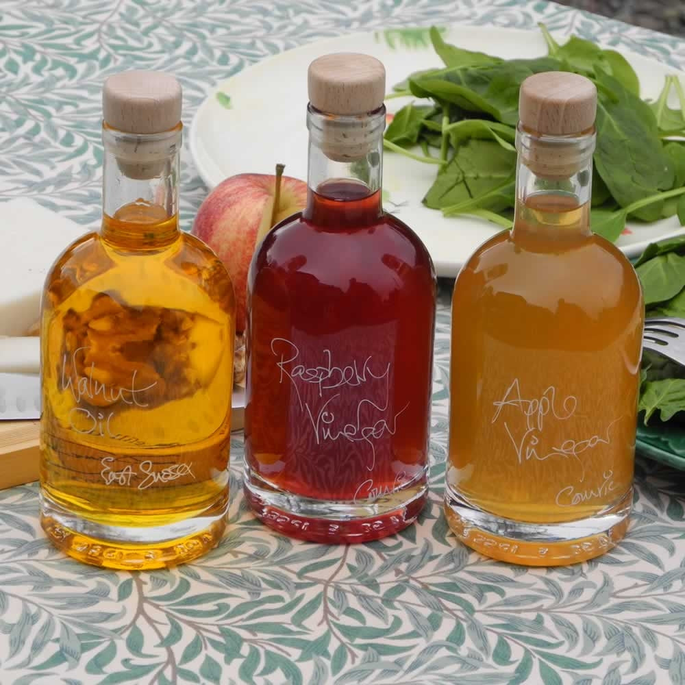 Raspberry, Apple and Walnut Oil Vinaigrette Set