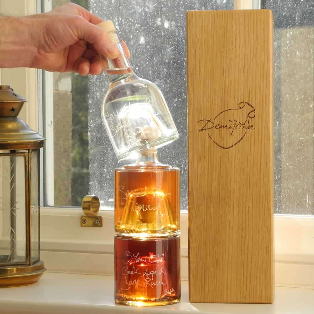 Rum Gift with Oak Presentation Box