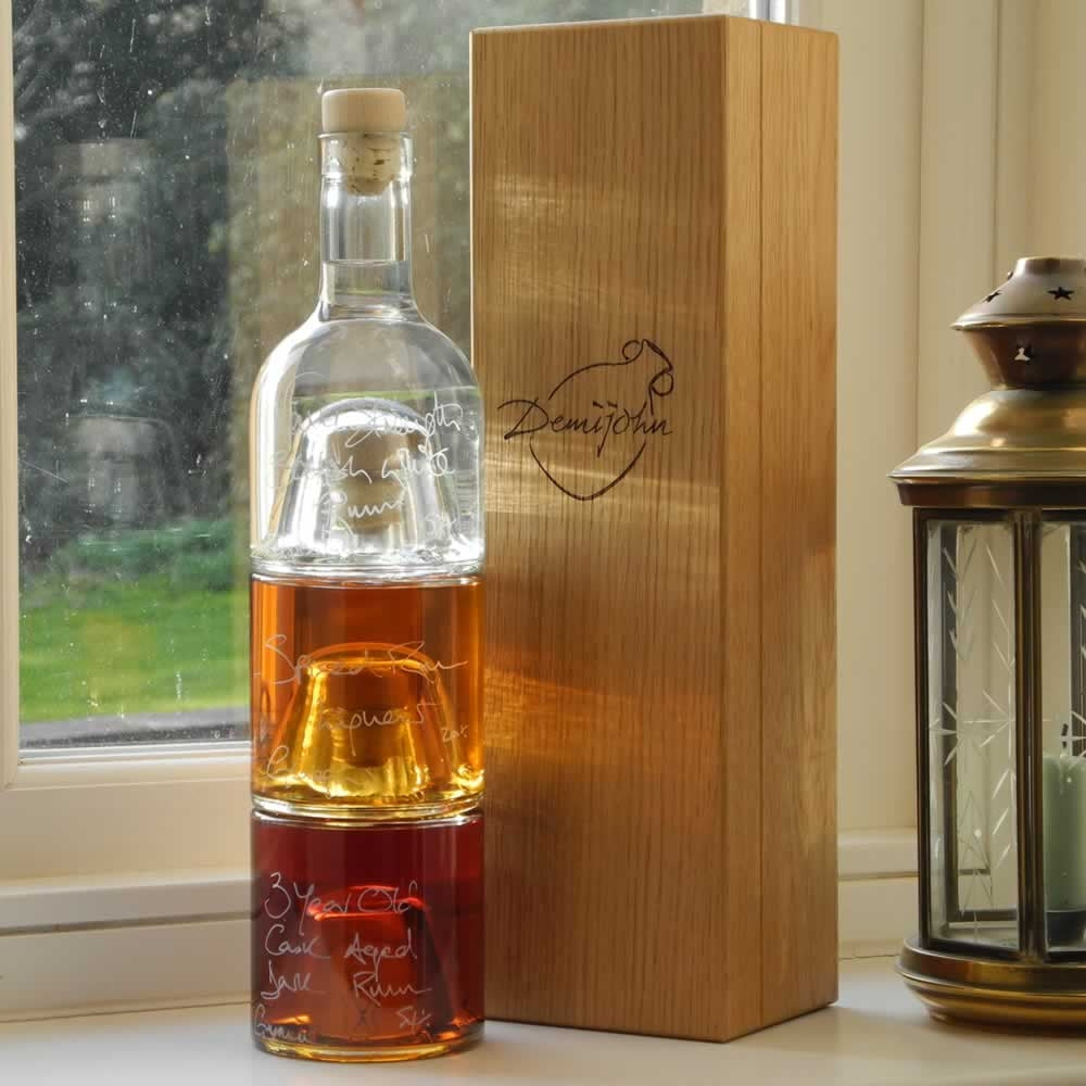 The Rum Tower with Oak Gift Box Demijohn The Liquid Deli The Rum Tower with Oak Gift Box Demijohn The Liquid Deli