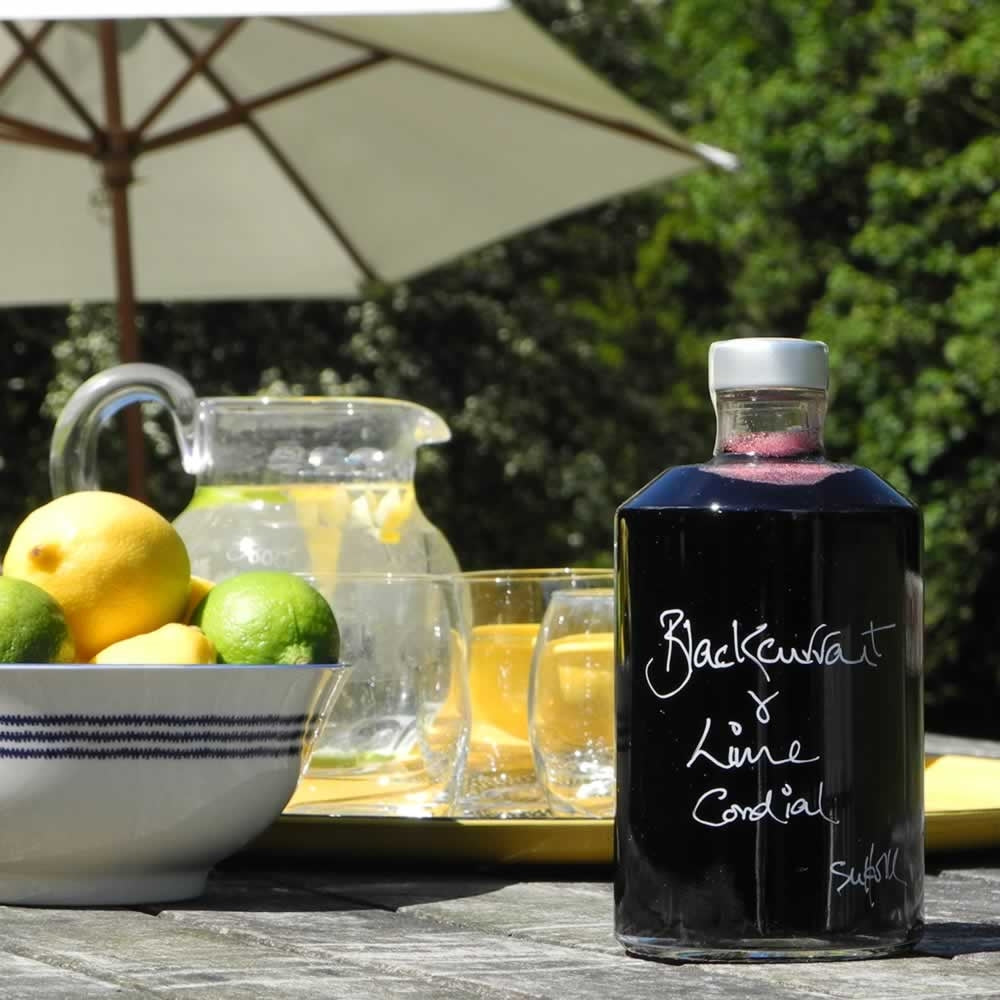 Non-Alcoholic Blackcurrant & Lime Cordial