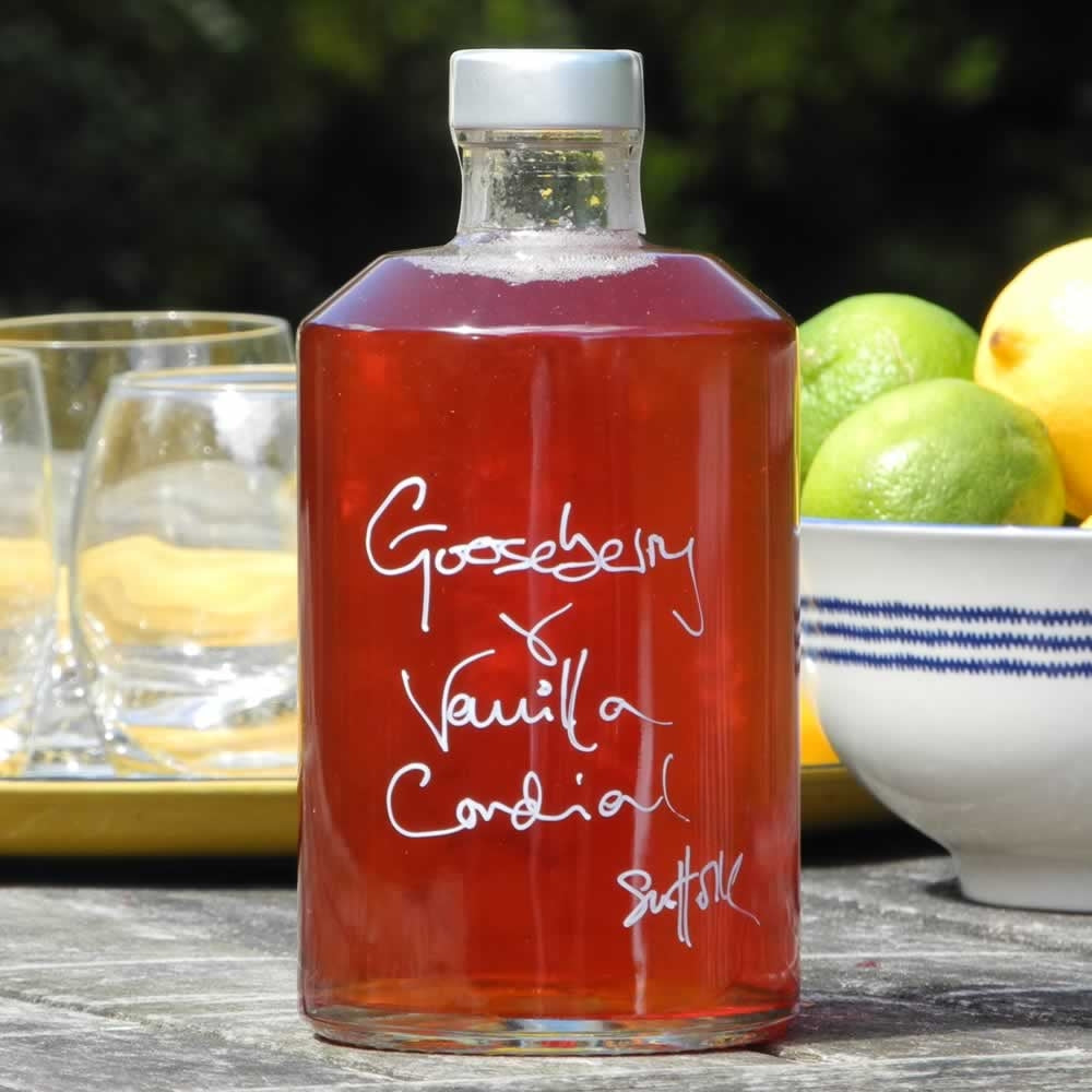 Handmade Gooseberry & Vanilla Cordial
