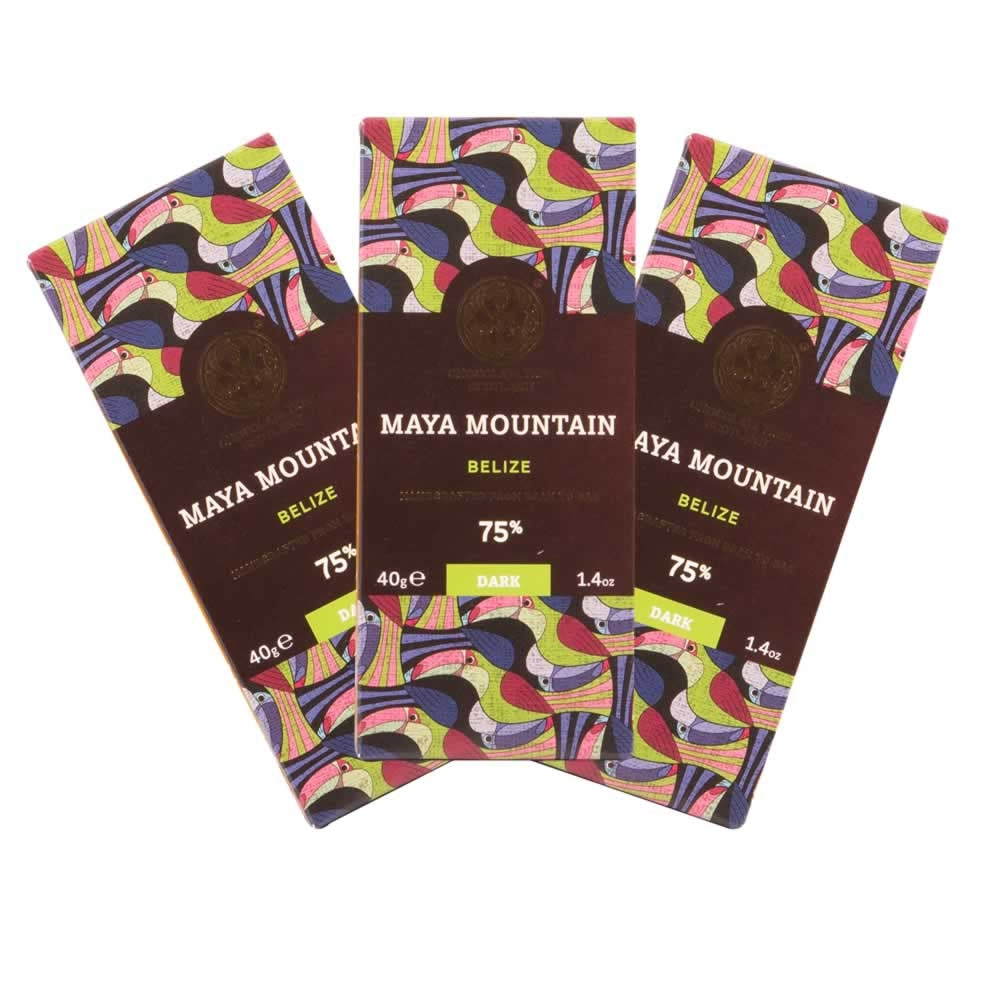 Maya Dark Chocolate Bar Set (3 x 40g bar)