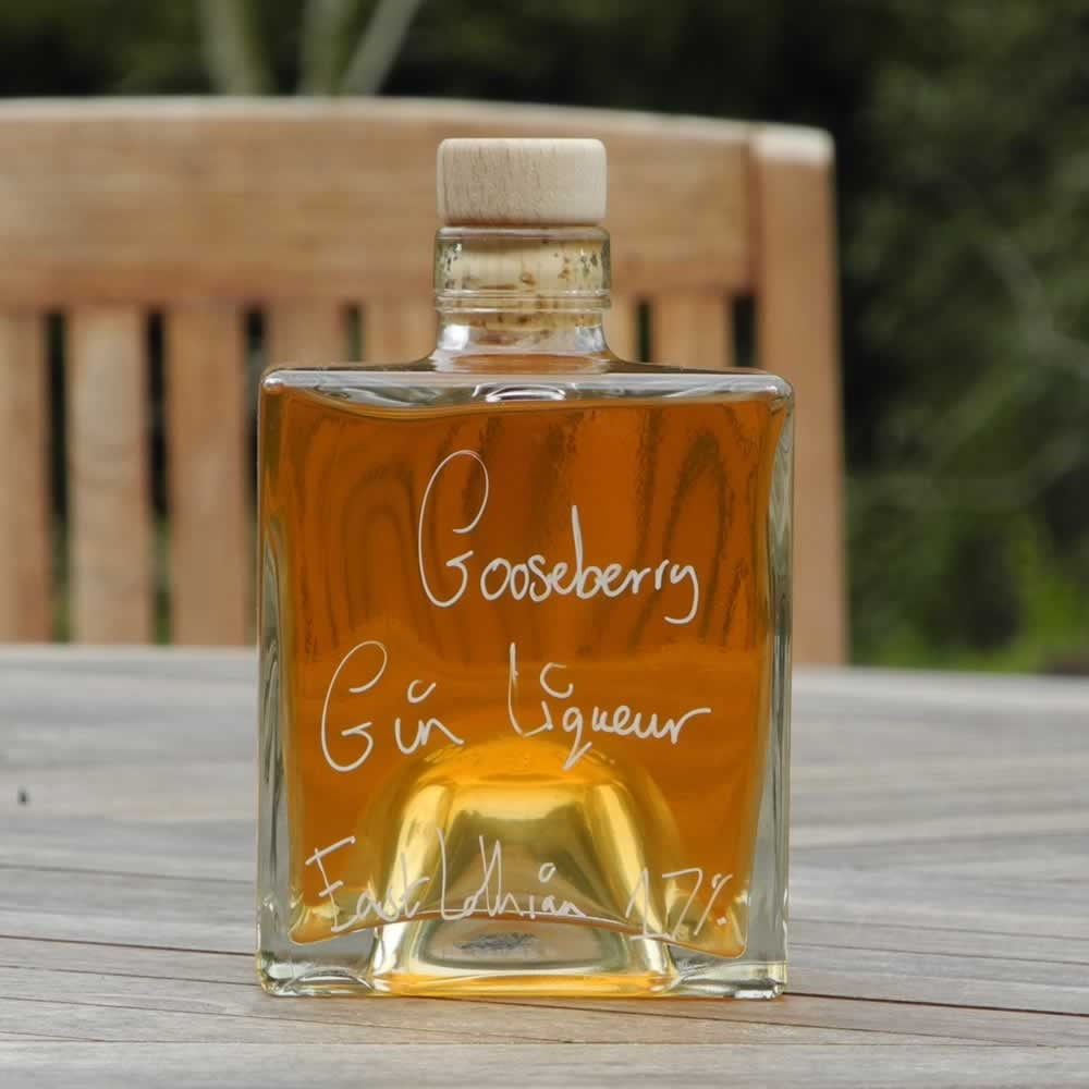 Cube of Gooseberry Gin Liqueur